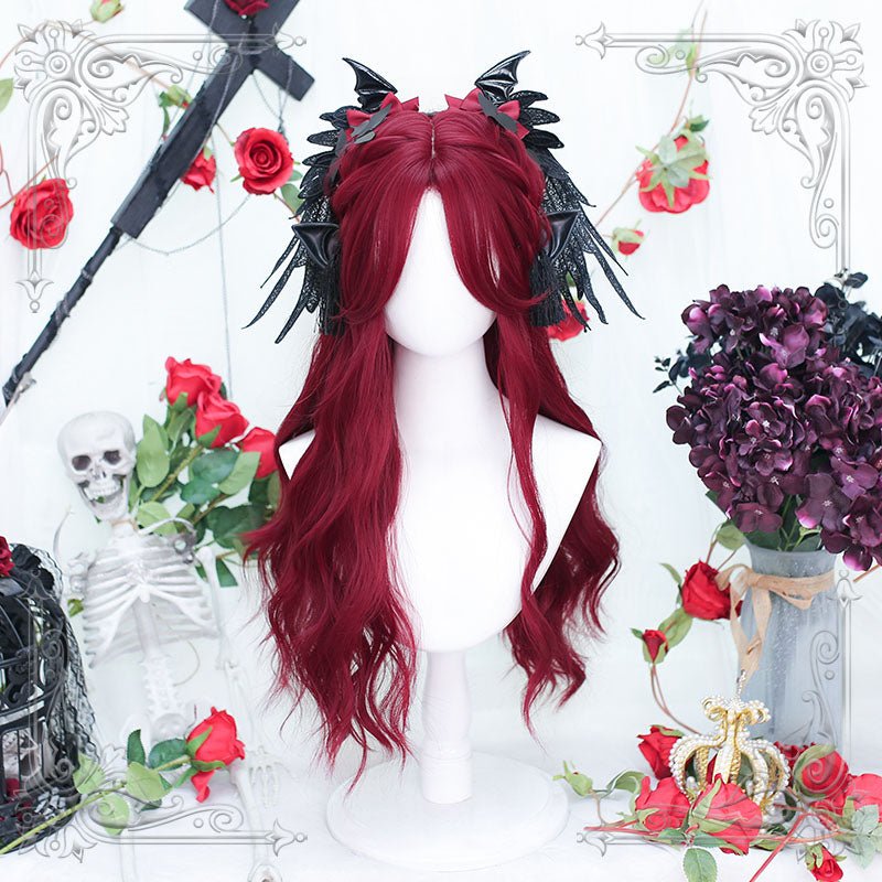 lemailwig-lolita-wigs-per-cke-weinrot-lang-65-cm image 2