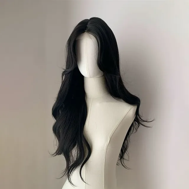 lemailwig-lace-wigs-locken-per-cke-schwarzbraun-65-cm image 1