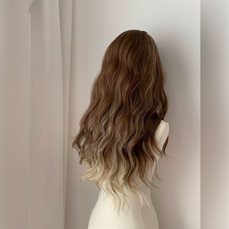lemailwig-lace-wigs-per-cke-braun-verlauf-lockig-65-cm image 4