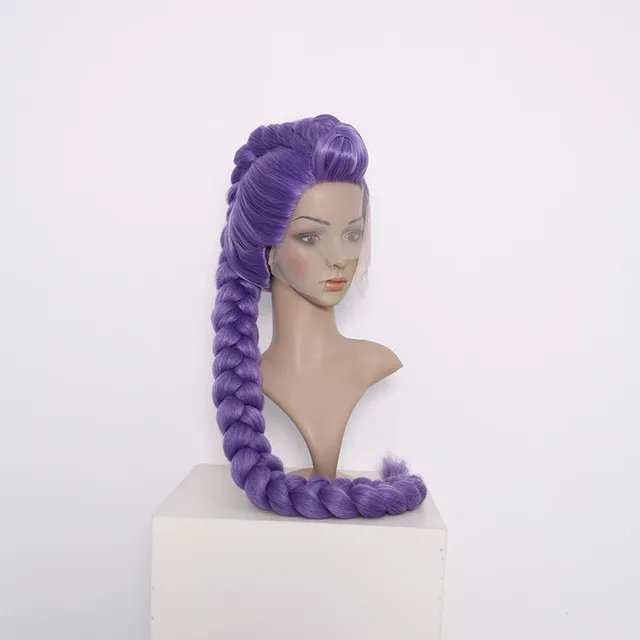 arda-wigs-silky-arden-per-cke-geflochten-lila-extra-lang image 1