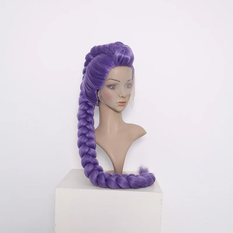 arda-wigs-silky-arden-per-cke-geflochten-lila-extra-lang image 1