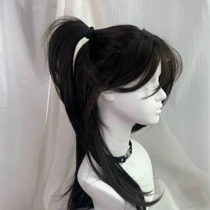 lemailwig-lace-wigs-front-lace-per-cke-schwarz-glatt-55-cm image 2